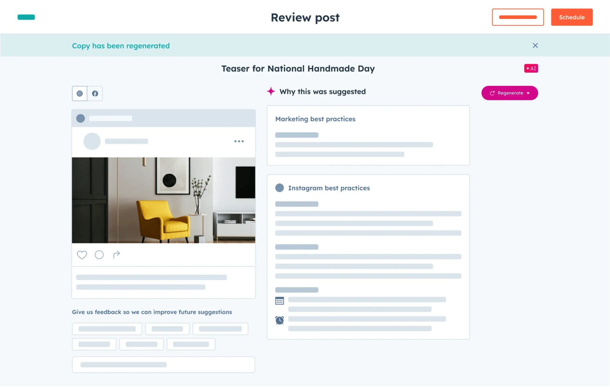 Content Agent HubSpot website